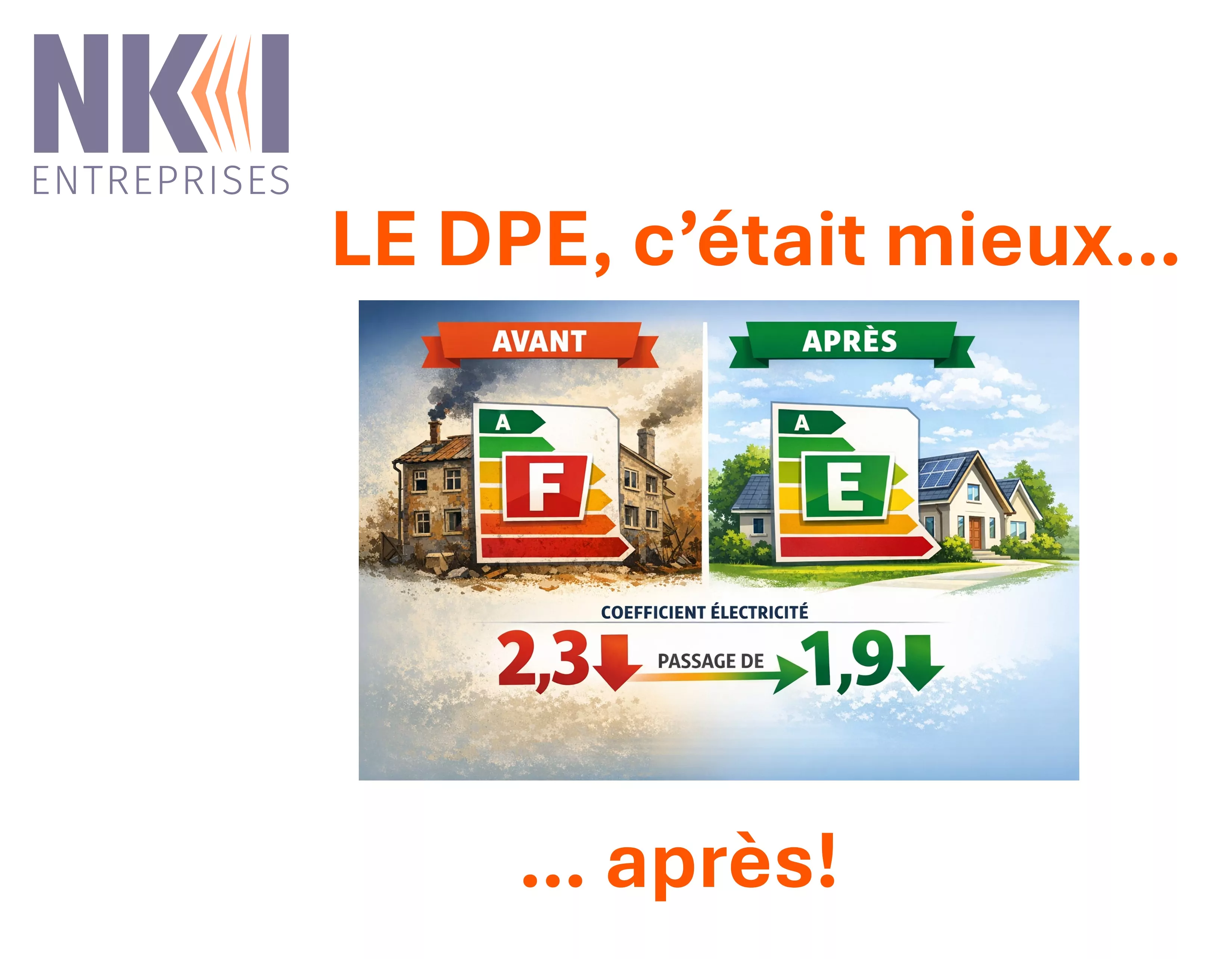 Évolution des règles du DPE janvier 2026